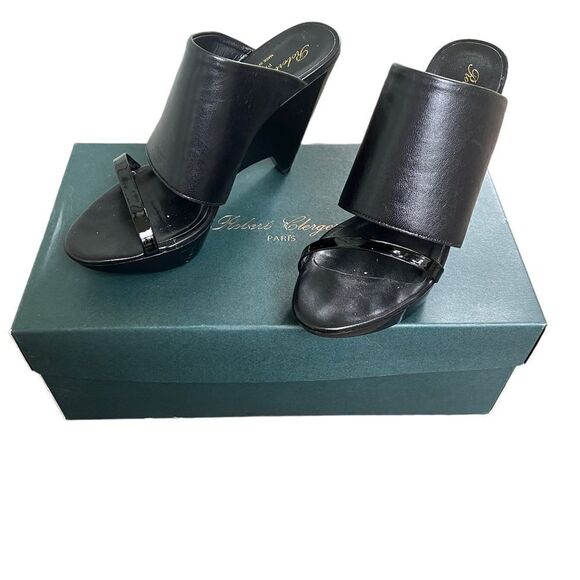 Robert Clergerie Women's Dielo Slide Sandals Black 6.5 box - Picture 6 of 15